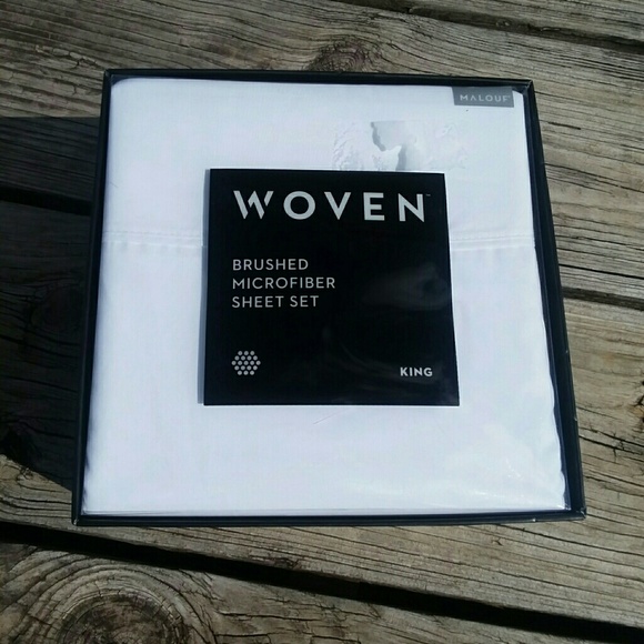 Malouf Bedding Malouf Microfiber Woven King 4piece Sheet Sets
